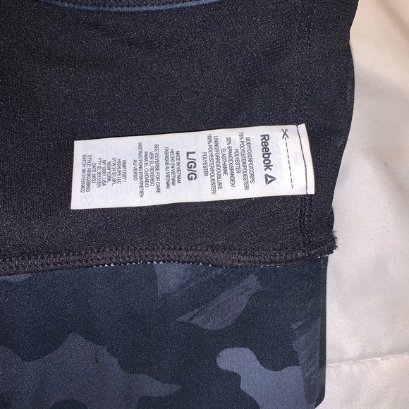 NWT Reebok Black Camo Sports Bra - Picture 12 of 14